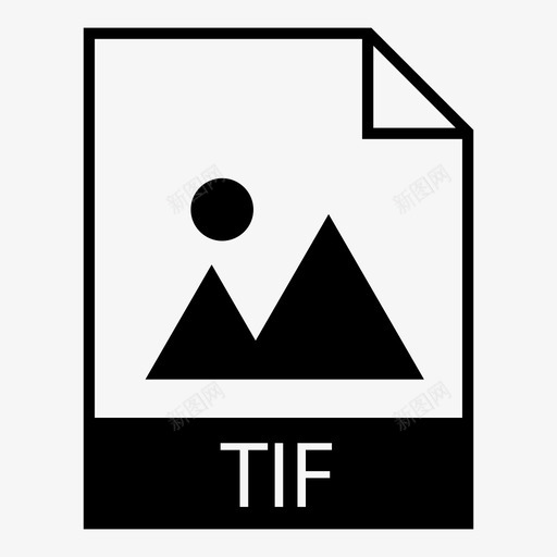 图像文件类型tif图标svg_新图网 https://ixintu.com tif tiff 图像 文件类型 文档格式