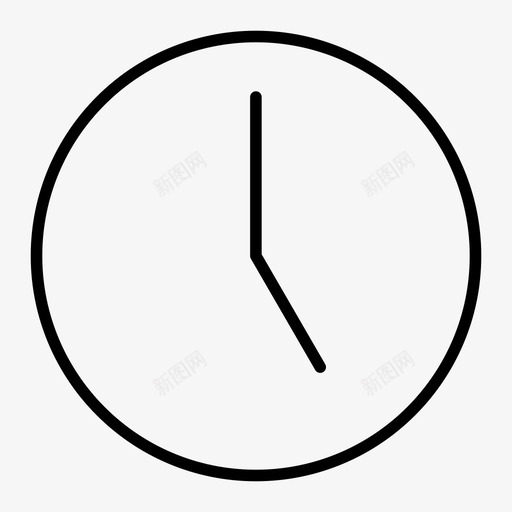 时钟分钟时间表图标svg_新图网 https://ixintu.com 分钟 手表 时钟 时间 时间表
