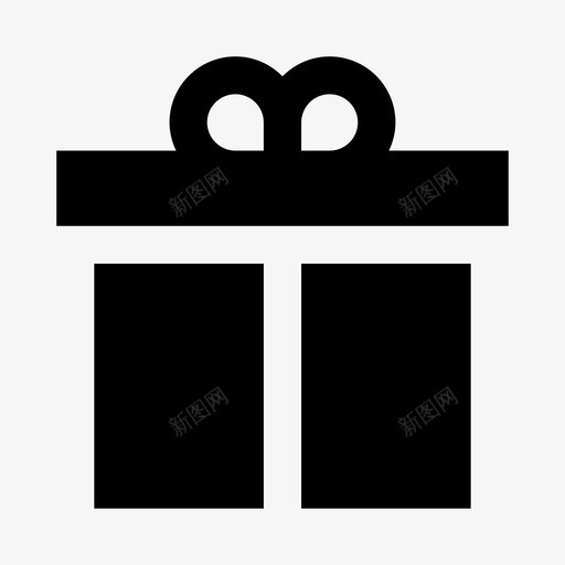 礼品盒子圣诞节图标svg_新图网 https://ixintu.com 假日 圣诞节 实心 盒子 礼品 礼物