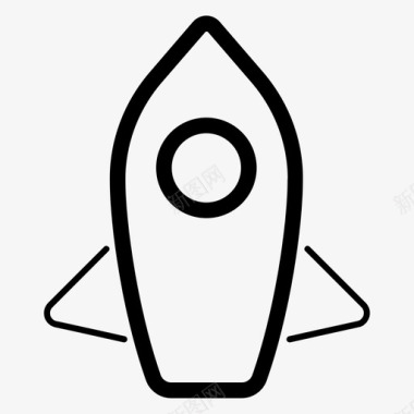 创业发射火箭图标图标