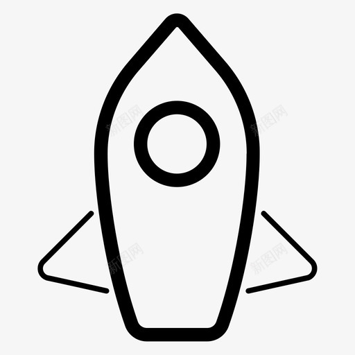 创业发射火箭图标svg_新图网 https://ixintu.com 创业 发射 商业图标集5 太空 宇宙飞船 火箭