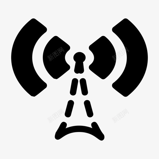 wifi信号信号波长图标svg_新图网 https://ixintu.com wifi互联网 wifi信号 信号 波长