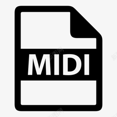 midi文件文件格式图标图标