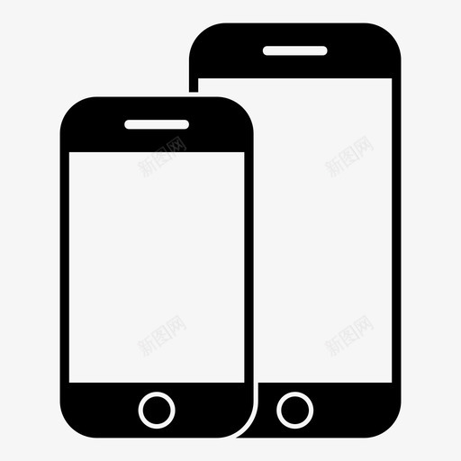 iphoneiphoneplus移动设备图标svg_新图网 https://ixintu.com iphone iphoneplus 智能手机 移动设备 苹果iphone