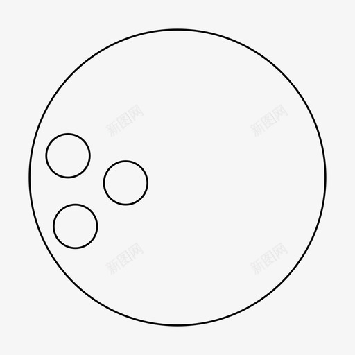 保龄球体育锻炼图标svg_新图网 https://ixintu.com 体育 保龄球 健身 运动 锻炼