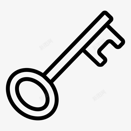 钥匙房门钥匙开门图标svg_新图网 https://ixintu.com 开锁 开门 房门钥匙 钥匙