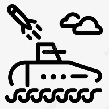 潜艇舰队火箭图标图标