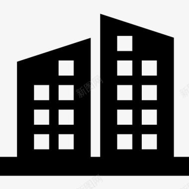 建筑物地址公寓图标图标