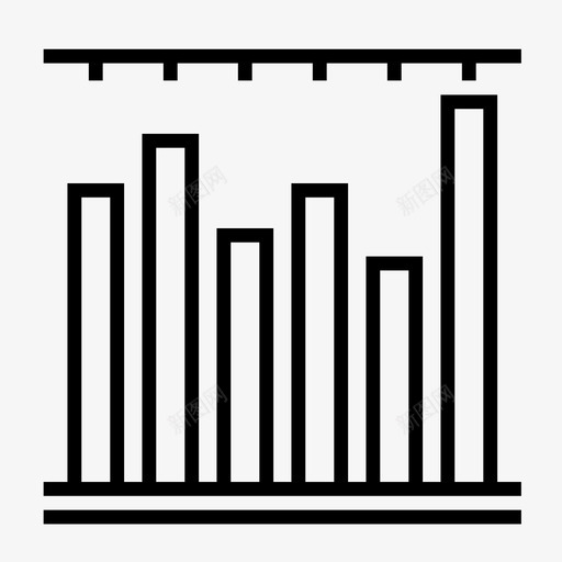 条形图网页开发图标svg_新图网 https://ixintu.com 条形图 网页设计开发