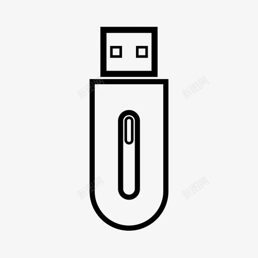 usb闪存存储器图标svg_新图网 https://ixintu.com U盘 usb 存储器 闪存