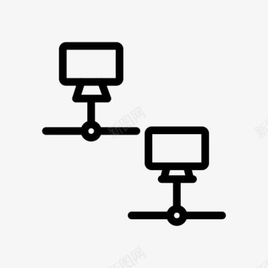 网络连接设备图标图标