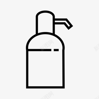 喷雾器瓶子容器图标图标