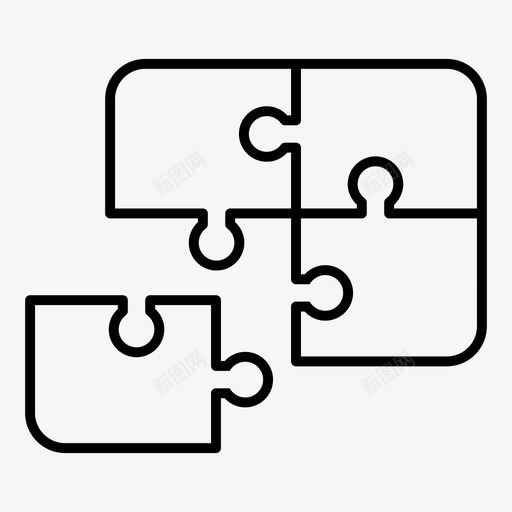 拼图游戏计划拼图块图标svg_新图网 https://ixintu.com 反馈 拼图块 拼图游戏 策略 计划