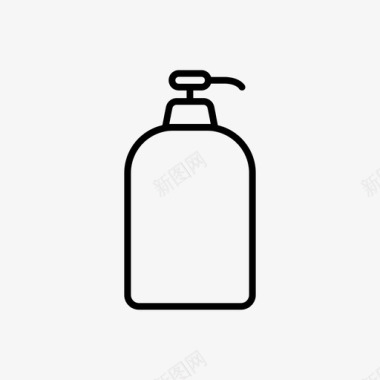 洗发水沐浴露清洁剂图标图标