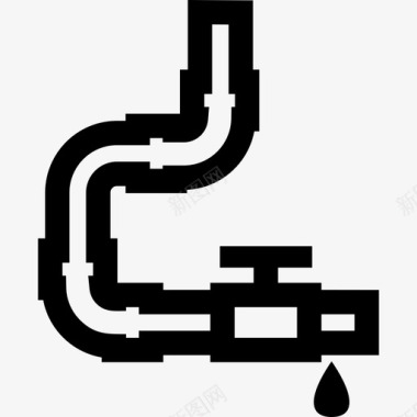 水暖管管道pvc图标图标