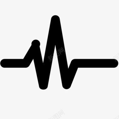  脉搏,脉冲,心跳,心电,pulse图标