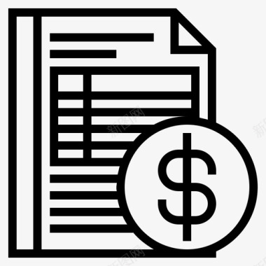 税务文件业务文件财务文件图标图标