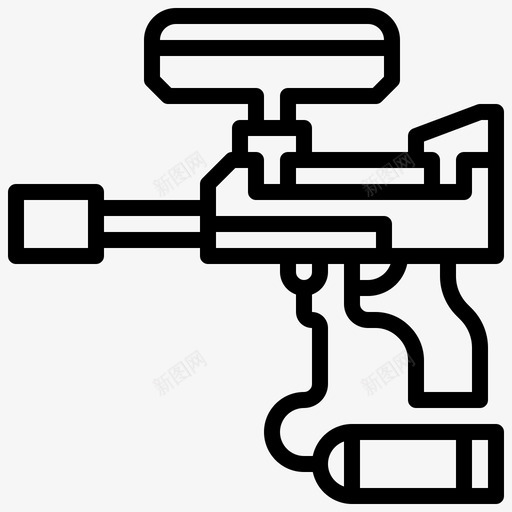 彩弹枪手臂信号图标svg_新图网 https://ixintu.com 信号 彩弹枪 手臂 运动 运动装备