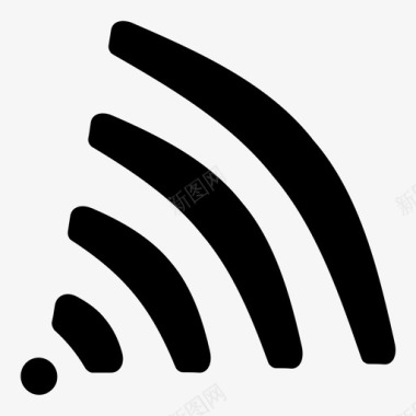 wifi无线网络或移动用户界面图标图标