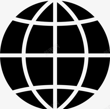 世界地区全球定位系统图标图标