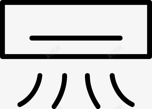 空调空调机组图标svg_新图网 https://ixintu.com 空调 空调机组