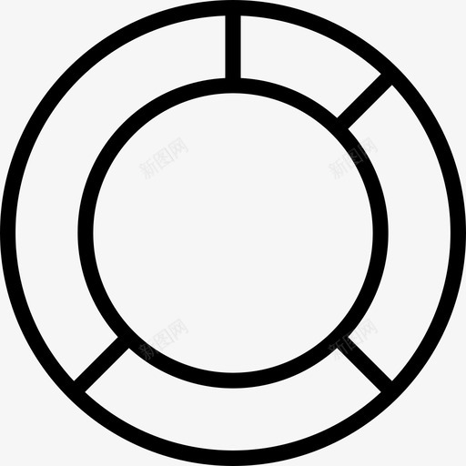 圆环图数据图形图标svg_新图网 https://ixintu.com 图形 圆环图 数据 数据图大纲 统计