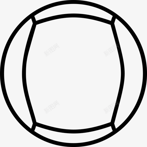 排球打球运动图标svg_新图网 https://ixintu.com 打球 排球 运动