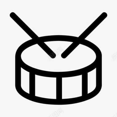 鼓旋律音乐图标图标