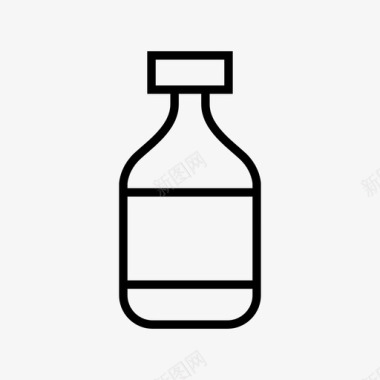 瓶子饮料容器图标图标