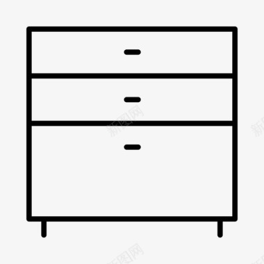 家具卧室橱柜图标图标