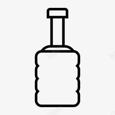 瓶饮料容器图标图标