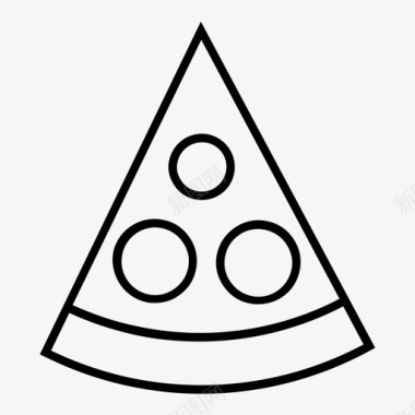 披萨食物披萨片图标图标