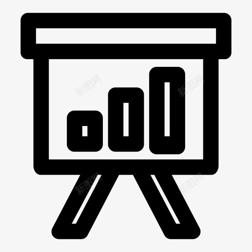 展示酒吧董事会图标svg_新图网 https://ixintu.com 商业 图形 展示 广告 统计 董事会 酒吧