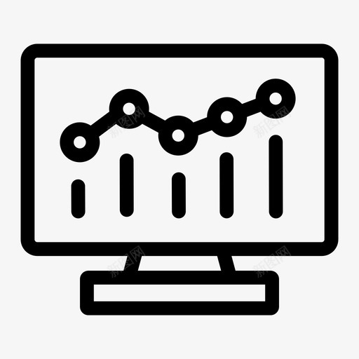 分析监视器商业图表图标svg_新图网 https://ixintu.com 分析监视器 商业 图表 电子商务在线商店 计算机