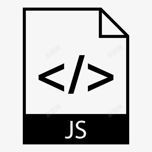 javascript代码文件类型图标svg_新图网 https://ixintu.com javascript js 代码 文件类型 文档格式