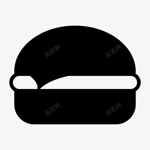 汉堡芝士汉堡吃图标svg_新图网 https://ixintu.com 吃 垃圾食品 快餐 汉堡 芝士汉堡