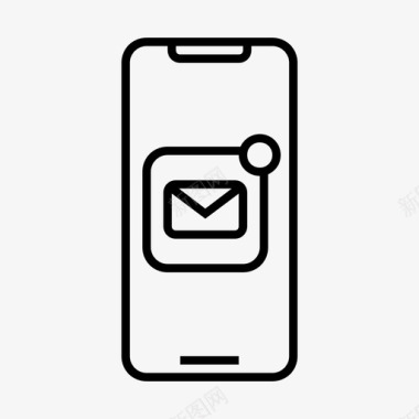 电子邮件应用程序iphonex图标图标