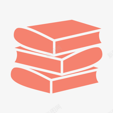 书籍教育堆叠图标图标