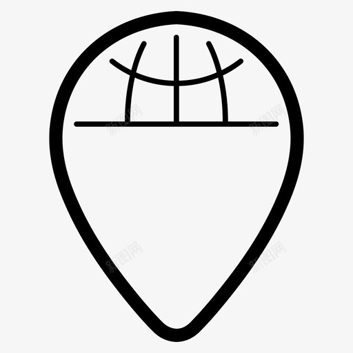 全局pin位置地图图标svg_新图网 https://ixintu.com 位置 全局pin 地图 大纲业务图标集5 导航