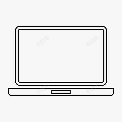 笔记本电脑互联网个人电脑图标svg_新图网 https://ixintu.com 个人电脑 互联网 工作 技术 笔记本电脑