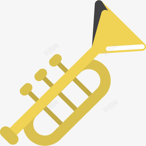 trumpetsvg_新图网 https://ixintu.com trumpet