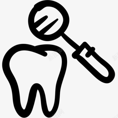 牙齿贴面牙医牙齿图标图标