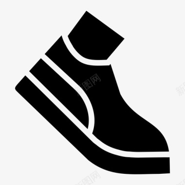 跑步鞋子运动鞋图标图标