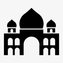 联合国教科文组织泰姬陵印度陵墓图标高清图片