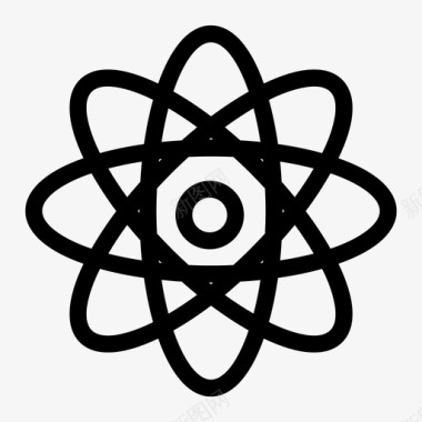 原子电子核图标图标