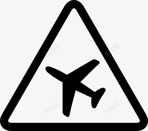 飞机标志飞机飞行图标svg_新图网 https://ixintu.com 英国道路标志 路径 飞机 飞机标志 飞行