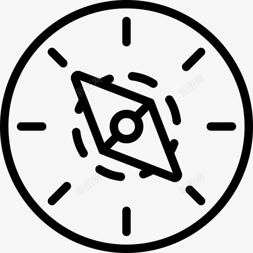 罗盘区域gps图标svg_新图网 https://ixintu.com gps 区域 地图 大头针 比例尺位置 第1卷轮廓 罗盘 陆地