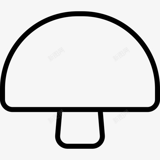蘑菇菌类蘑菇植物图标svg_新图网 https://ixintu.com 菌类 蘑菇 蘑菇植物