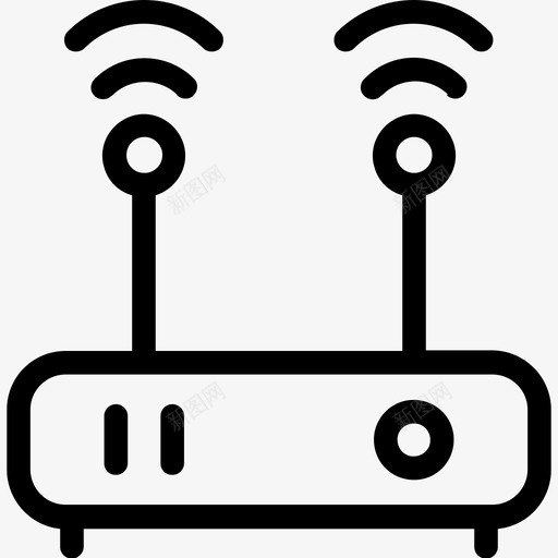 调制解调器光纤互联网图标svg_新图网 https://ixintu.com 互联网 光纤 调制解调器