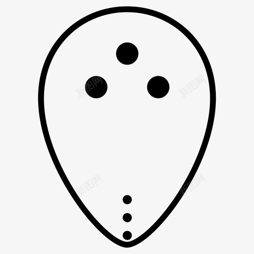 面具神秘科幻图标svg_新图网 https://ixintu.com 神秘 神秘面具 科幻 面具